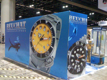 Wall Murals and Floor Graphics: Printed tradeshow wall mural.