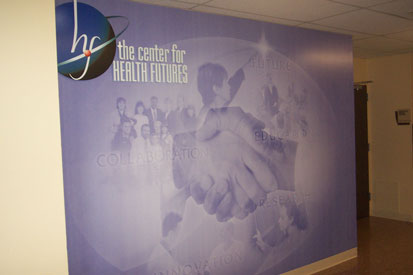 Wall Murals and Floor Graphics: Florida Hospital printed wall mural.