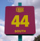 Signs: Thumbnail Full Color Printed Reflective Vinyl Road Sign for I-Ride Trolley.