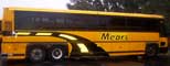 Vehicle Wraps: Mear Motorcoach with relfective vinyl graphics.