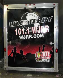 Vehicle Wraps: WJRR Trailer Wrap.