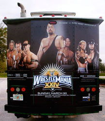 Vehicle Wraps: Full Trolley Wrap for WWF.