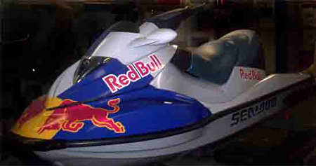 Vehicle Wraps: SeaDoo wrap for Red Bull